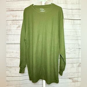 Galaxy by Harvic Olive 3XL Long Sleeve Waffle